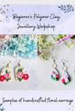 Polymer Clay Floral Earrings Workshop for Beginners