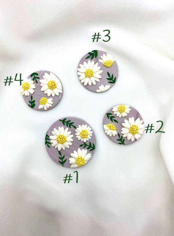 Mini Daisies (Brooch-4 Designs)