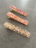 Mini Terrazzo Hair Barrettes